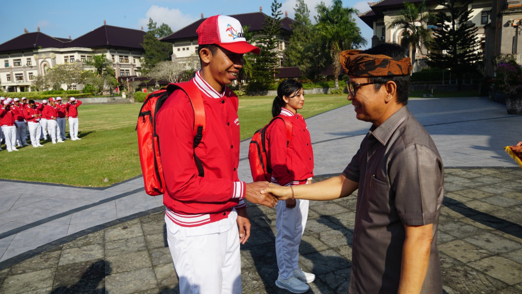 Upacara Pelepasan Kontingen KORPRI Pemkab Badung Tahun 2024